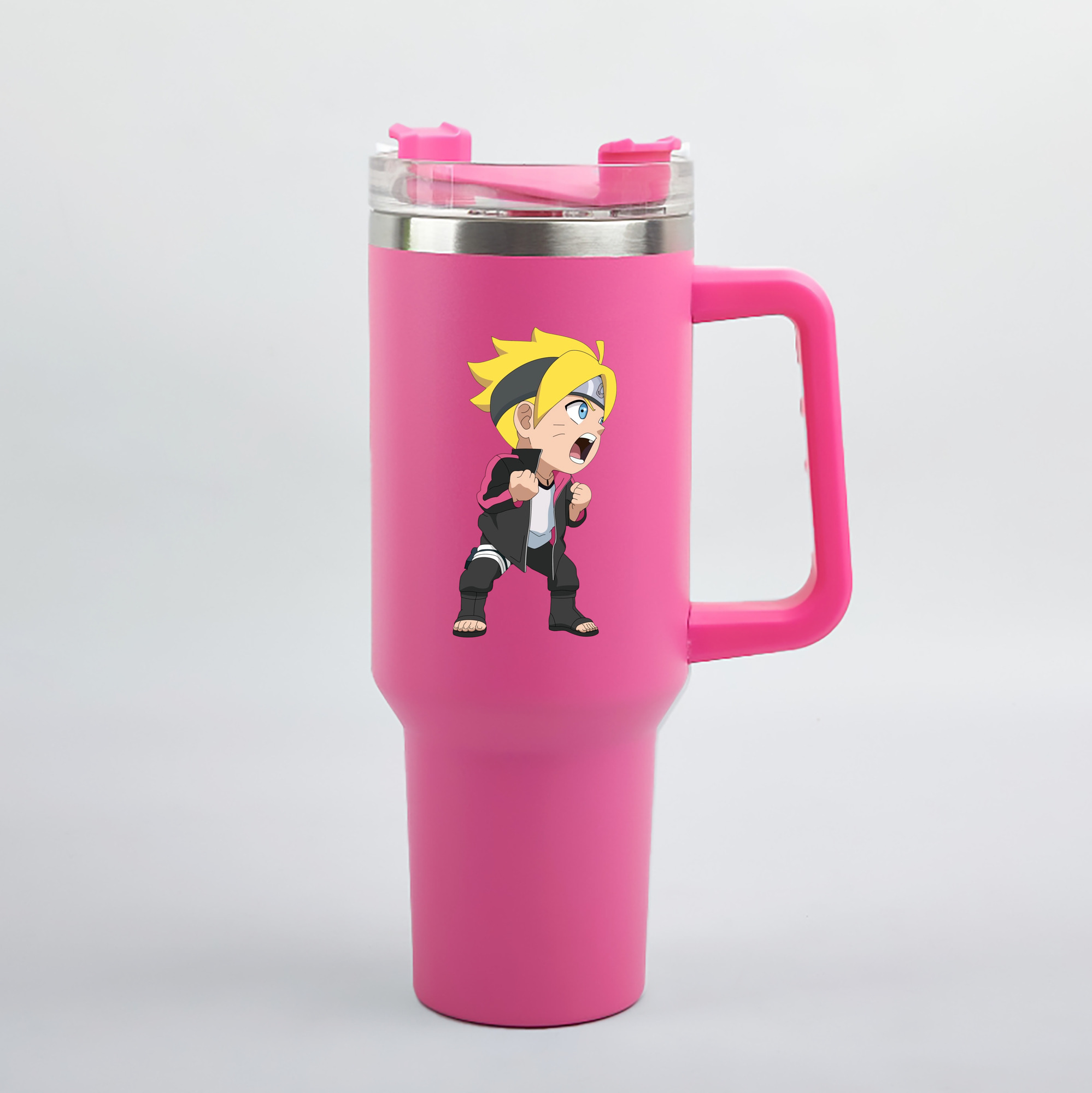 （画像用） NARUTO -ナルト- うずまき ボルト Uzumaki Boruto 1200mL車用タンブラー（カラープリント）